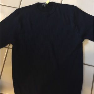 FUMAGALLI’S XL MENS MERONA WOOL SWEATER NAVY